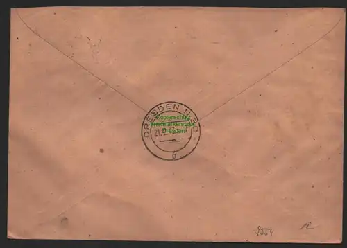 B9554 R-Brief Gebr. Hörmann A.-G. Löcknitz Pom Paul Milde Heinrich Pietsch  1943