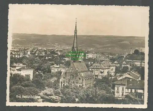 B6511 Fotokarte Teplitz Schönau Feldpost und Erinnerungsstempel 1938