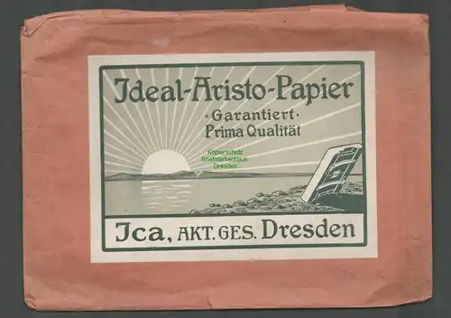 B4950 Dresden ICA Akt. Ges. Dresden Ideal Aristo Papier Fotopapier um 1910