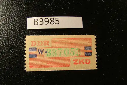 B3985 DDR ZKD B 27 W ** Original postfrisch