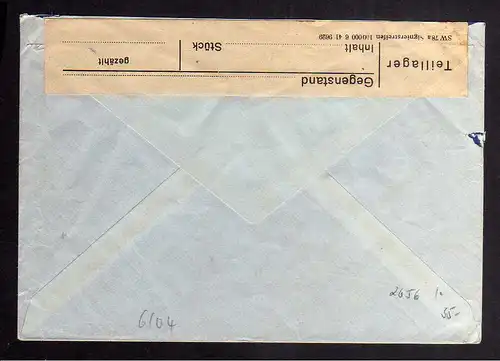 B2717 Brief Ostsachsen 1945 Notstempel Kemnitz über Löbau nach Dresden