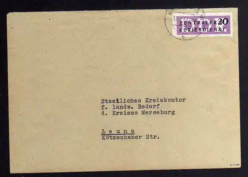 B1830 DDR ZKD 7 Brief Magdeburg Neustadt VEB Stahl und Apparatebau geprüft BPP n