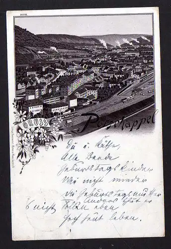 99718 AK Potschappel Litho 1896 Freital