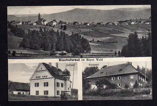 96375 AK Bischofsreut im Bayr. Wald Zollamt Forstamt um 1925