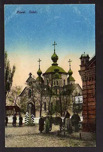 93875 AK Kowel Sobor Kirche Ukraine um 1915