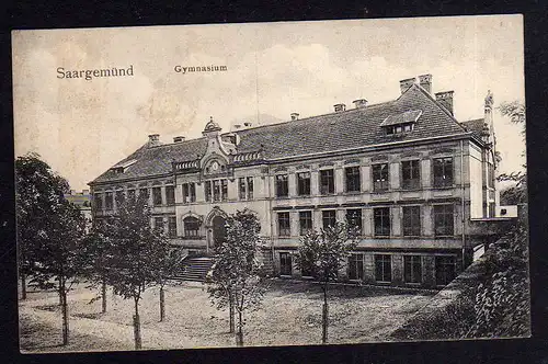 92661 AK Sarreguemines Saargemünd Gymnasium um 1910