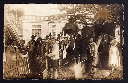 84984 AK Schliersee Fotokarte Fest Steinmetz Schlierseer Bauerntheater 1920