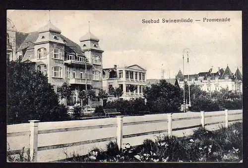 83601 AK Swinemünde 1921 Promenade Villa