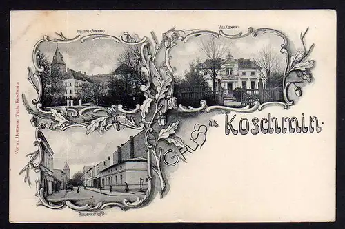 81884 AK Koschmin Provinz Posen Kozmin Pleschenerstraße Villa Kleemann Lehrer