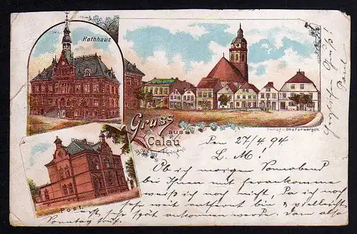 79627 AK Alsdorf Kirche Gastwirtschaft Hoffmann um 1910 Wolfsfeld