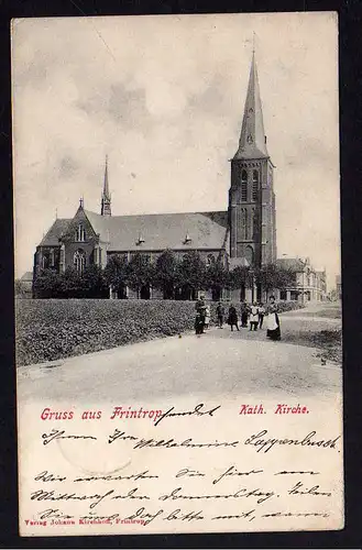 79622 AK Essen Frintrop Katholische Kirche Vollbild 1906