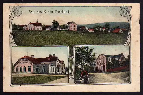 79783 AK Klein Dorfhain Freital Edle Krone 1911 Gasthof Ballsaal