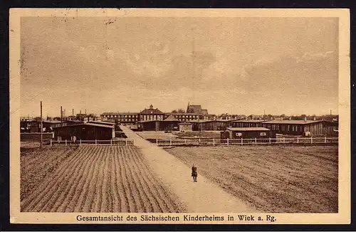 77954 AK Gesamtansicht des Sächsischen Kinderheims in Wiek  Rügen ca. 1928