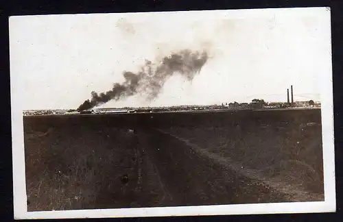 74513 AK Voigtsdorf Erzgebirge Zug Fabrik Fotokarte 1918 Dorfchemnitz