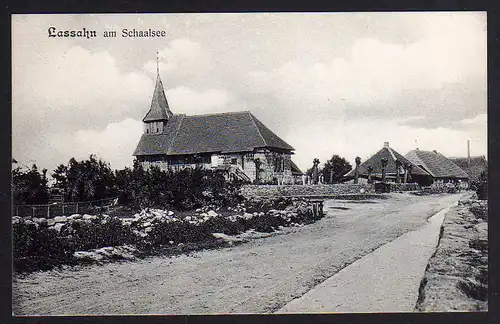 74140 AK Lassahn am Schaalsee bei Zarrentin Kirche 1908
