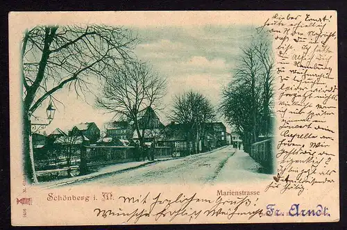 74199 AK Schönberg Meckl. Marienstrasse 1900