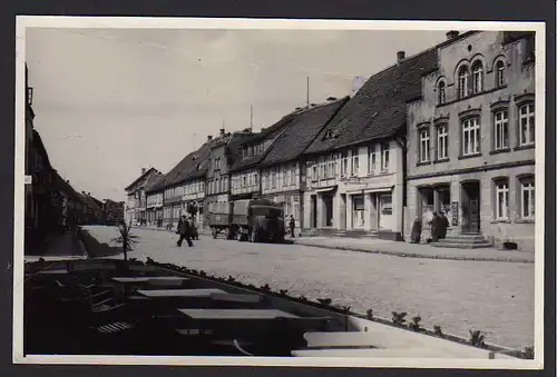 73267 Foto Plau am See 1952 Steinstraße  Druckmuster Genehmigung