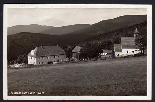 72105 AK Gasthof Lusen Waldhäuser Freyung Grafenau 1937