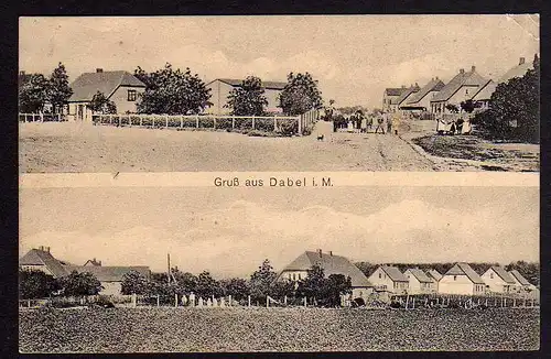 72974 AK Dabel 1910 Dorfstrasse Häuser