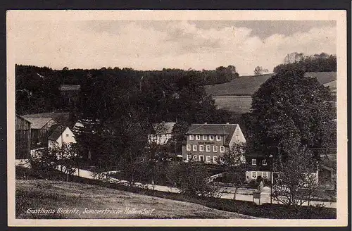 71500 AK Gasthaus Keckritz Sommerfrische Hellendorf über Pirna