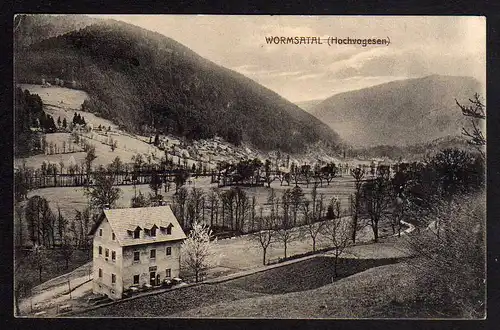 70642 AK Wormsa-Tal Wormsatal Vogesen Haus 1915