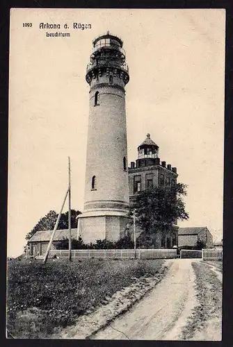 70495 AK Arkona Rügen Leuchtturm Vollbild 1910