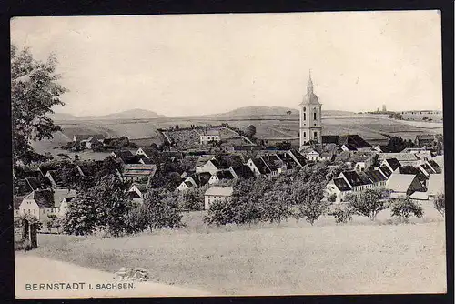 70416 AK Bernstadt in Sachsen um 1910