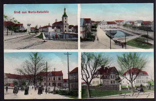 69841 AK Maria Ratschitz bei Most Goltsch Gasthof 1910