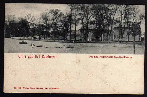 69693 AK Bad Lauchstädt restauriertes Goethe Theater