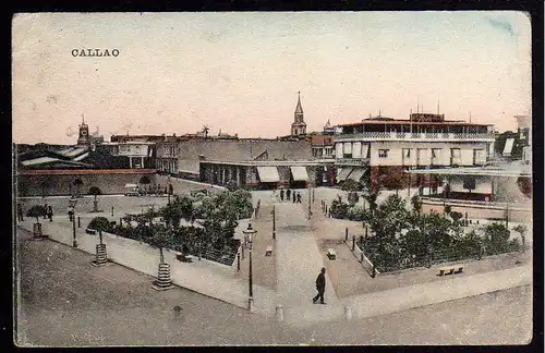 68214 AK Callao Platz ca. 1912 Peru