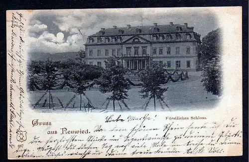 67308 AK Neuwied 1899 Fürstliches Schloss