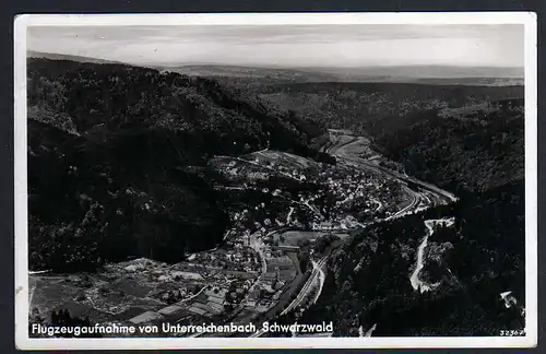 62152 AK Unterreichenbach Schwarzwald Luftbild 1935