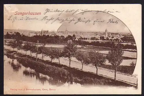 62180 AK Sangerhausen 1900 Panorama