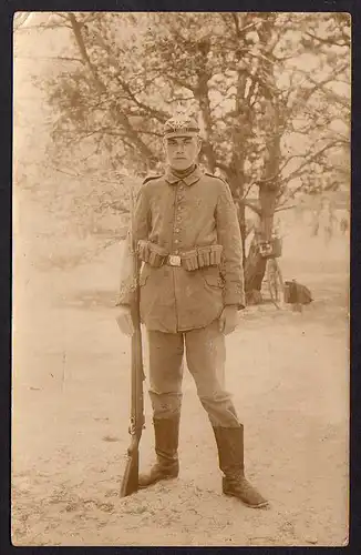 60607 AK Soldat Helm Pickelhaube Wünsdorf Kr. Teltow Feldpost Rekruten Depot