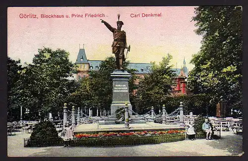 46529 AK Görlitz Blockhaus u. Prinz Friedrich Carl 1909