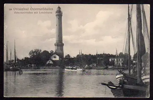 47064 AK Osternothhafen Leuchtturm Chorzelin Wollin