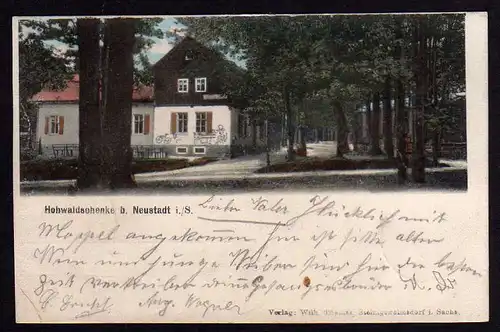46973 AK Hohwaldschenke bei Neustadt Sachsen 1904