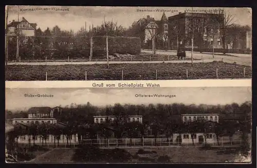 41423 AK Wahn 1918 Schießplatz Kommandanten Wohnung