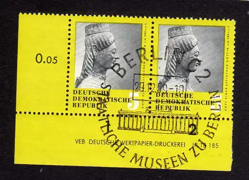 385 DDR 742 antike Kunstschätze 1959 DV gestempelt SST ungefalten nicht angetren
