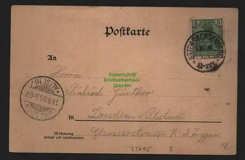 23645 AK Untersachsenberg Georgenthal Obersachsenberg Aschberg 1900