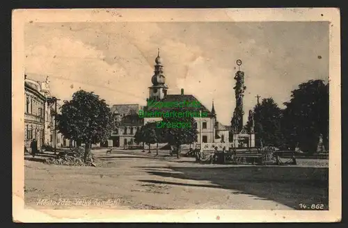 143970 AK Mesto Zdar Velke namesti 1936