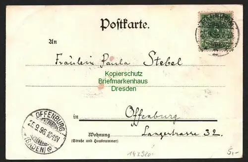 143920 AK Mannheim Ringstrasse 1898