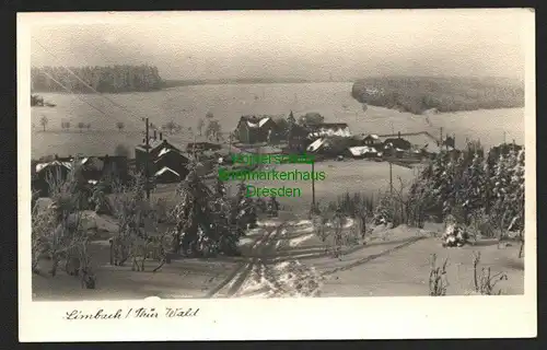 143292 AK Limbach Thür. Wald Winterbild 1953