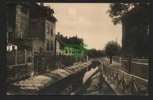 142423 AK Oschersleben Bode 1933 Klein Venedig