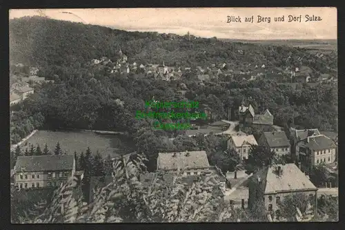 142437 AK Bad Sulza 1907 Blick auf Berg und Dorf Sulza