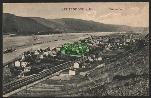 142528 AK Leutesdorf a. Rhein Panorama 1908