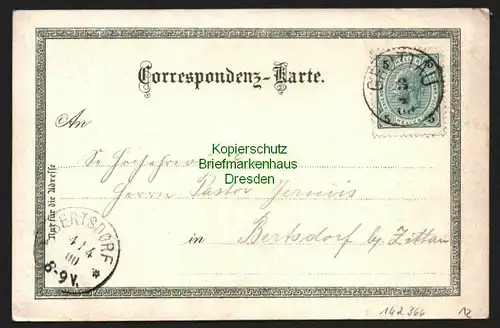 142366 AK Grafenstein Grottau 1900 Litho Burg Grabstejn