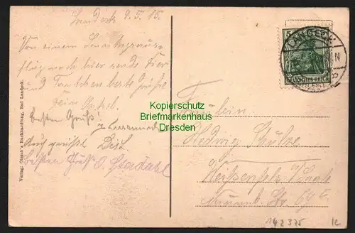 142375 AK Bad Landeck Am Bischofsteich 1915 Ruderboote Bootsverleih