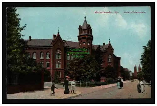 136003 AK Marienwerder Wpr. Kwidzyn Unteroffizierschule um 1915