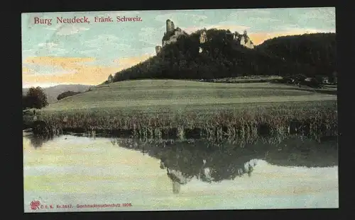 134746 AK Burg Neudeck Fränkische Schweiz um 1910
